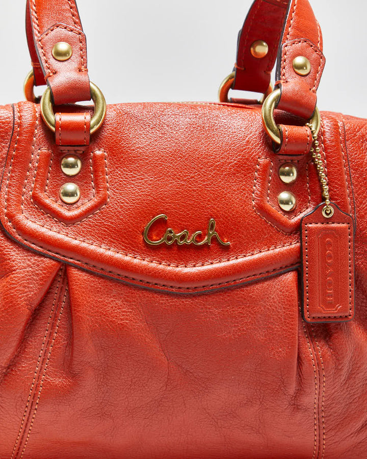 Vintage Y2k 2000s Coach Ashley Leather Satchel Handbag