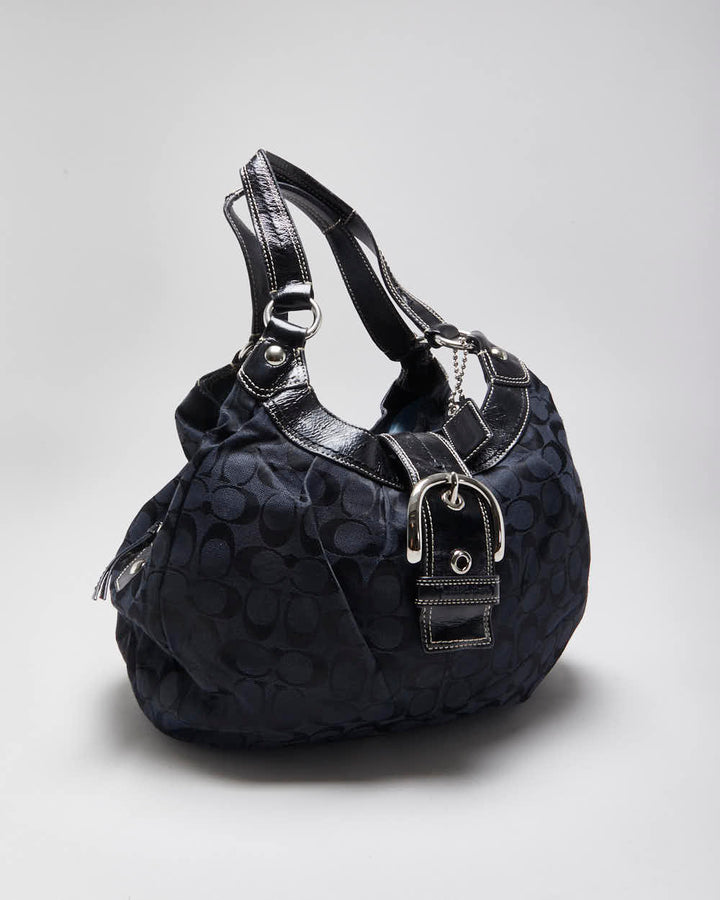 Vintage Y2k 2000s Coach Lynn Soho Signature Hobo Handbag