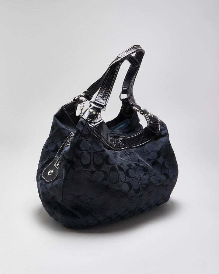 Vintage Y2k 2000s Coach Lynn Soho Signature Hobo Handbag
