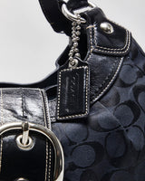 Vintage Y2k 2000s Coach Lynn Soho Signature Hobo Handbag