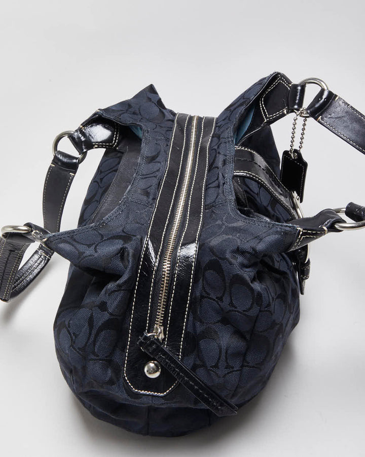 Vintage Y2k 2000s Coach Lynn Soho Signature Hobo Handbag