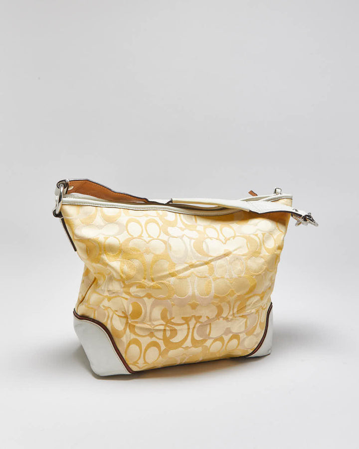 Vintage Y2k 2000s Coach Sarah Optic Signature Handbag