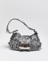 Vintage Y2k 2000s Guess Snakeskin Studded Handbag