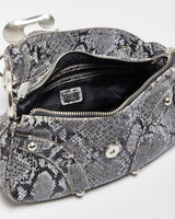 Vintage Y2k 2000s Guess Snakeskin Studded Handbag