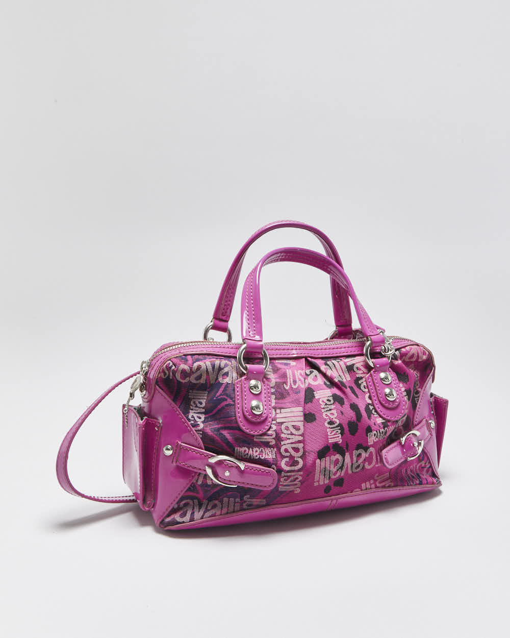 Vintage Y2k 2000s Just Cavalli Leopard Print Handbag