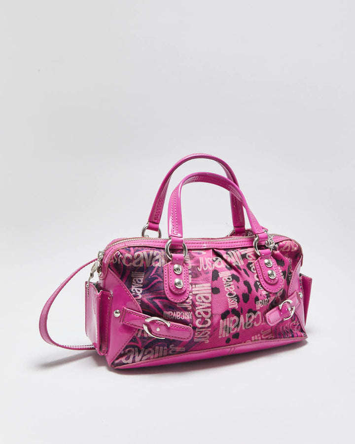 Vintage Y2k 2000s Just Cavalli Leopard Print Handbag