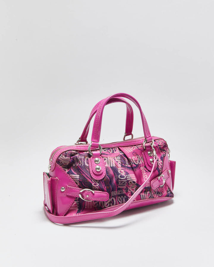 Vintage Y2k 2000s Just Cavalli Leopard Print Handbag