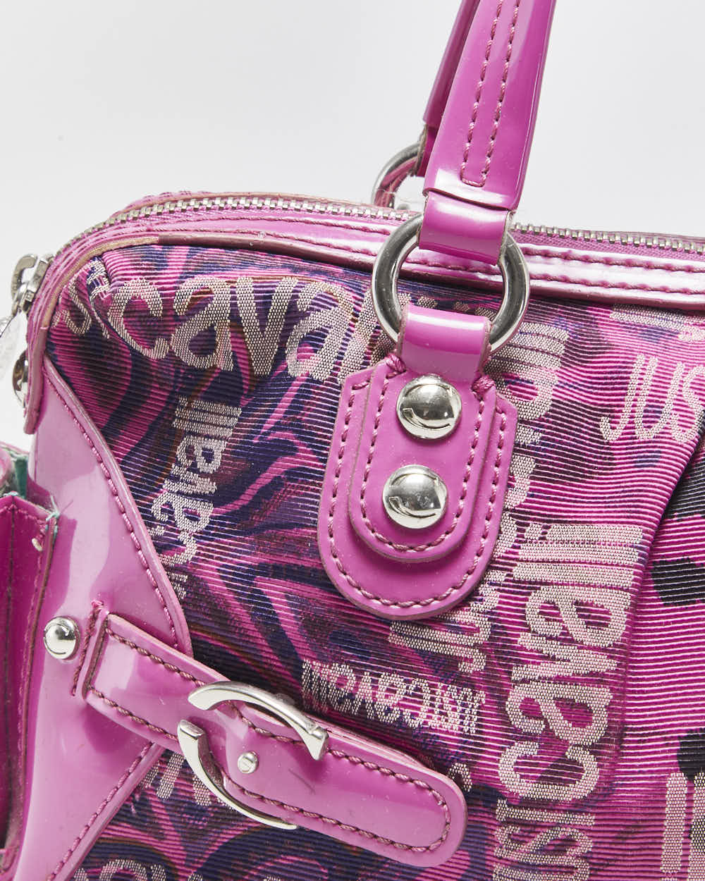 Vintage Y2k 2000s Just Cavalli Leopard Print Handbag