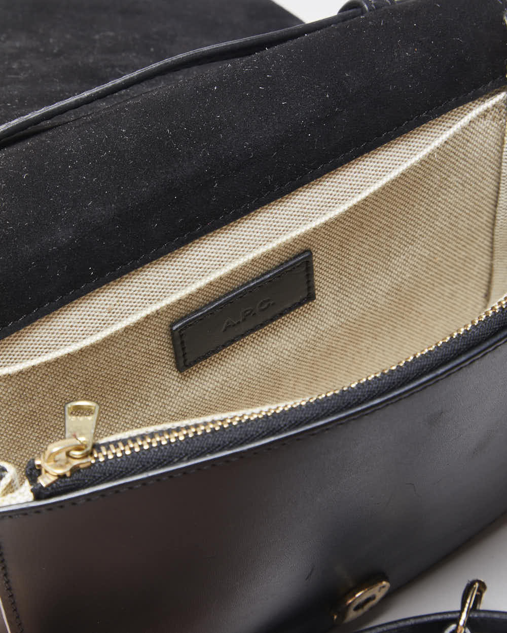 A.P.C Dina Leather Crossbody Bag