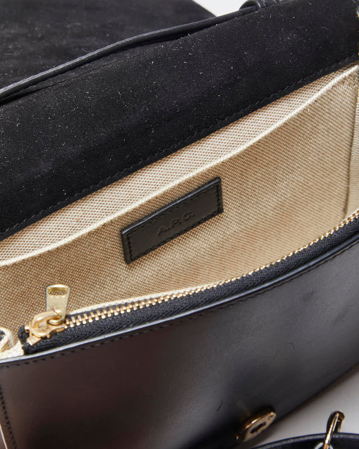 A.P.C Dina Leather Crossbody Bag