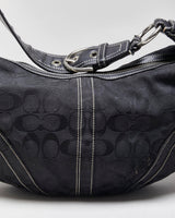 Vintage Y2k 2000s Coach Half Moon Bag