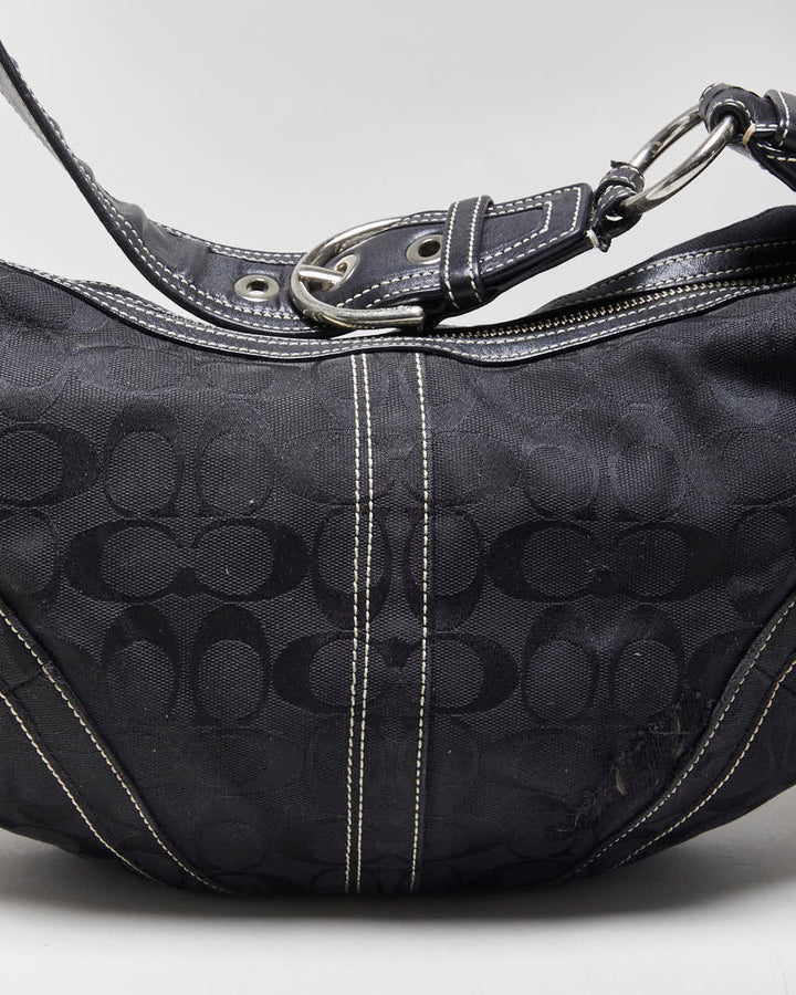 Vintage Y2k 2000s Coach Half Moon Bag