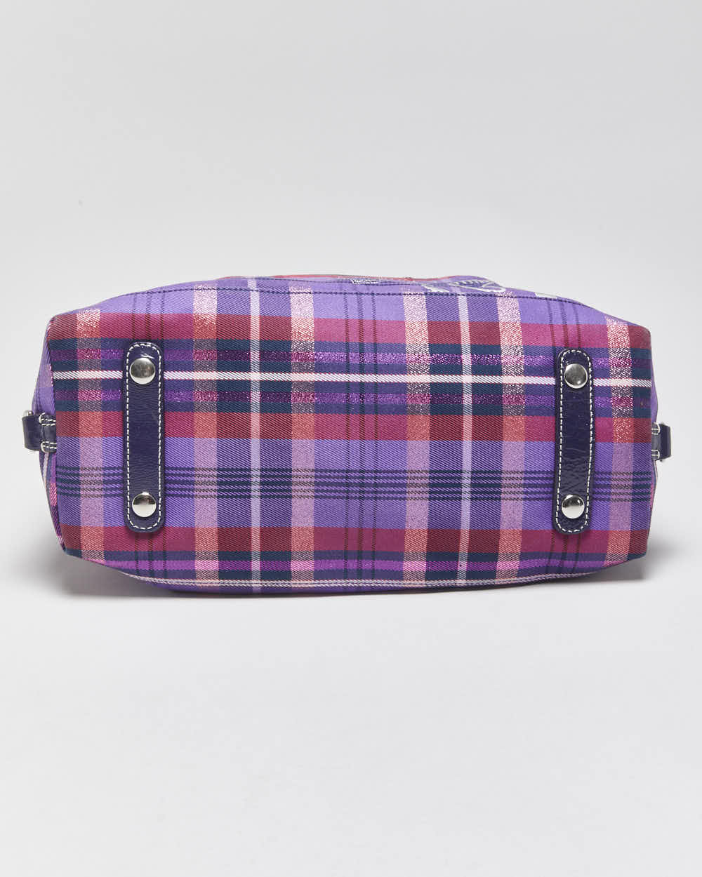 Vintage Y2k 2000s Coach Poppy Plaid Graffiti Handbag