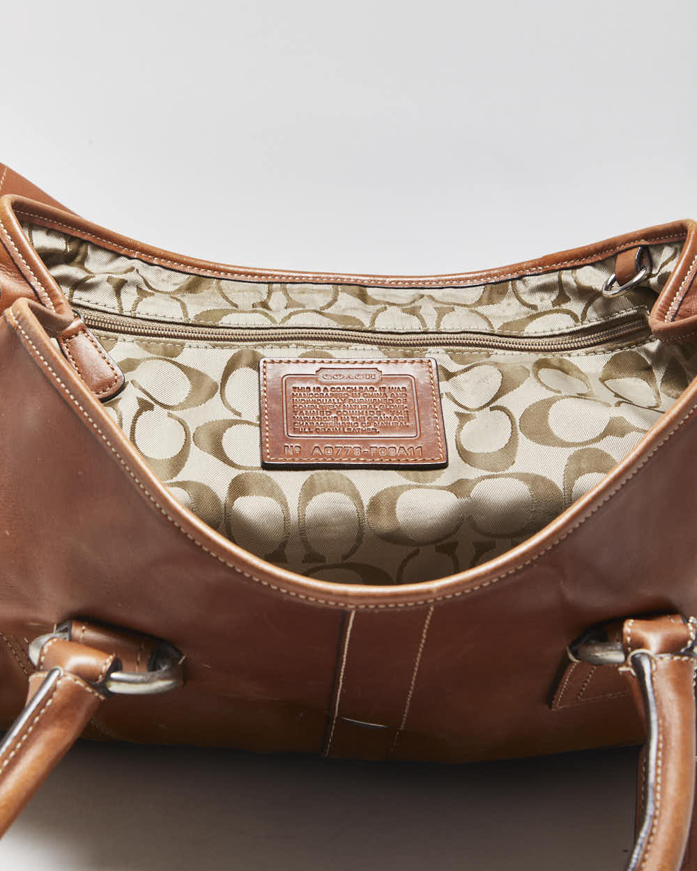 Vintage Y2k 2000s Coach Soho Leather Satchel Handbag – Rokit