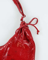 Vintage Y2k 2000s Victoria Beckham Flat Hobo Handbag
