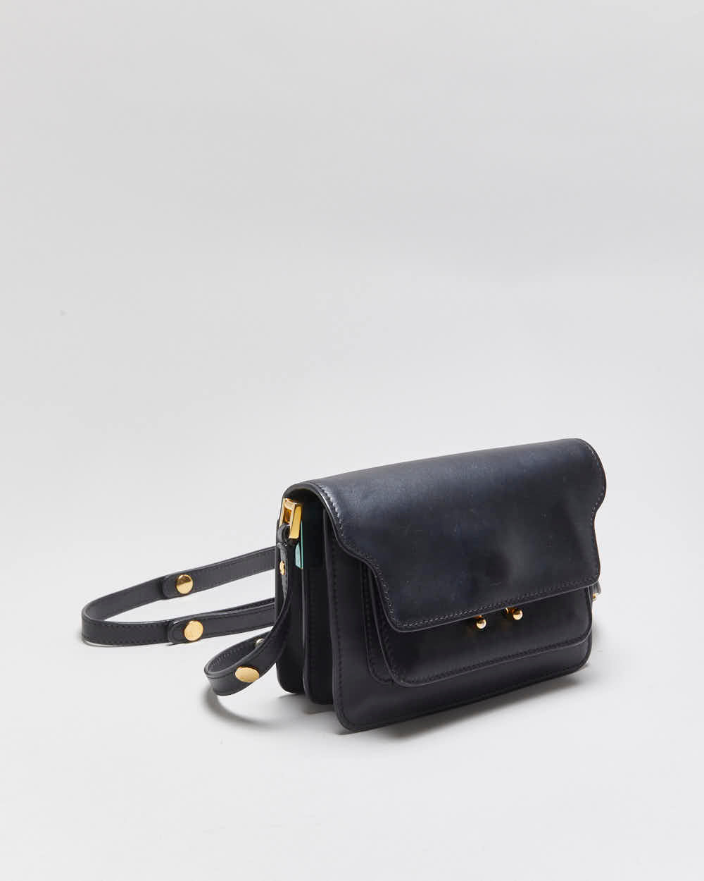 Marni Trunk Leather Cross-body Bag