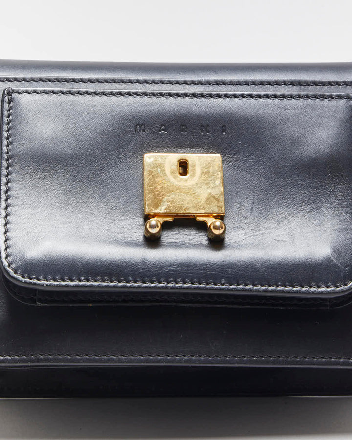 Marni Trunk Leather Cross-body Bag