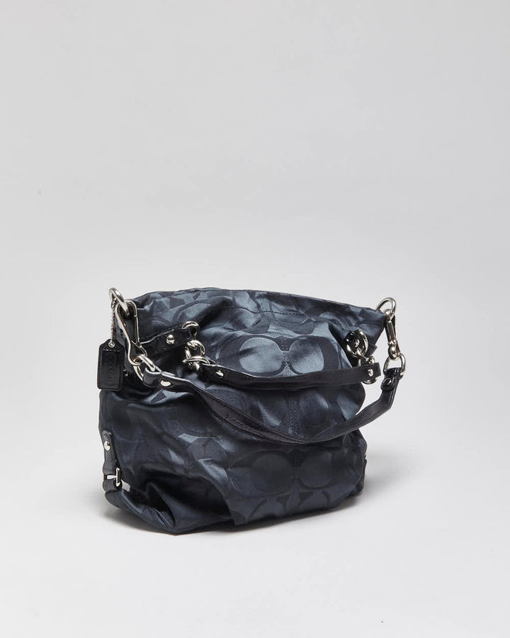 Vintage Y2k 2000s Coach Brooke Signature Satin Handbag