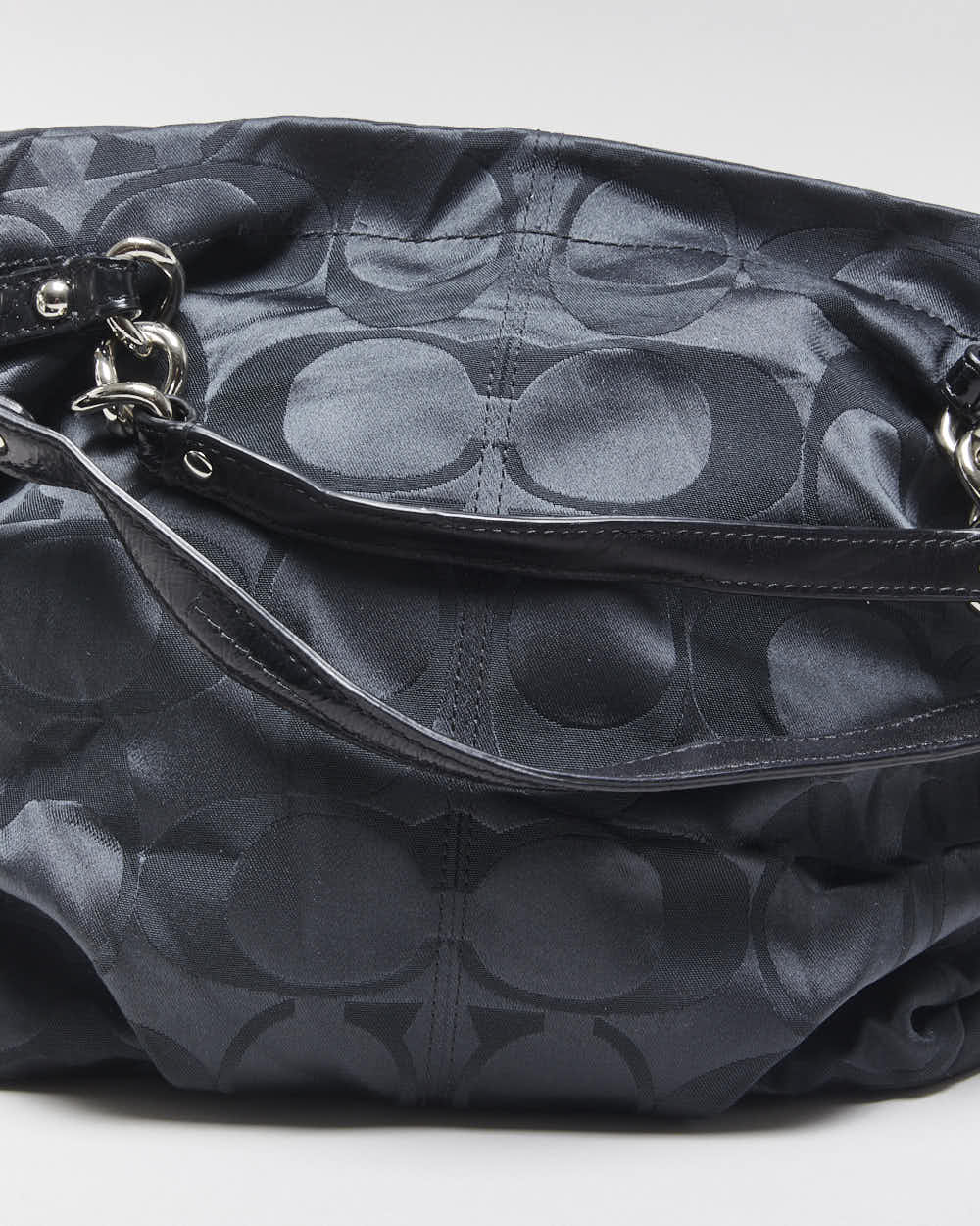 Vintage Y2k 2000s Coach Brooke Signature Satin Handbag