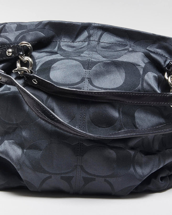 Vintage Y2k 2000s Coach Brooke Signature Satin Handbag