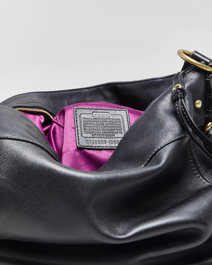 Vintage Y2k 2000s Coach Carly Hobo Handbag