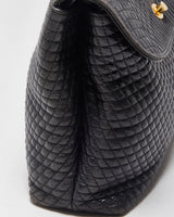 Vintage Bally Quilted Leather Handbag