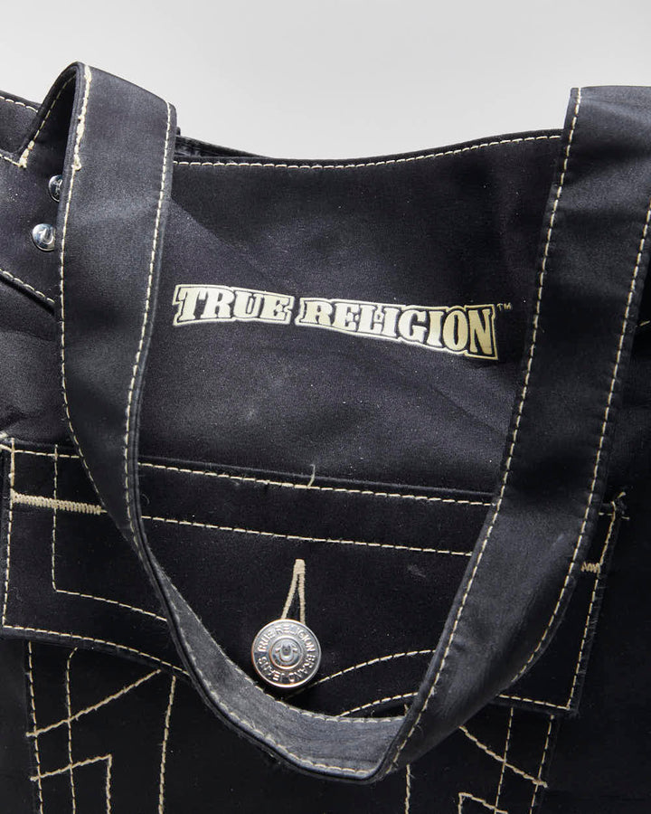 Vintage Y2k 2000s True Religion Tote Shopper Bag