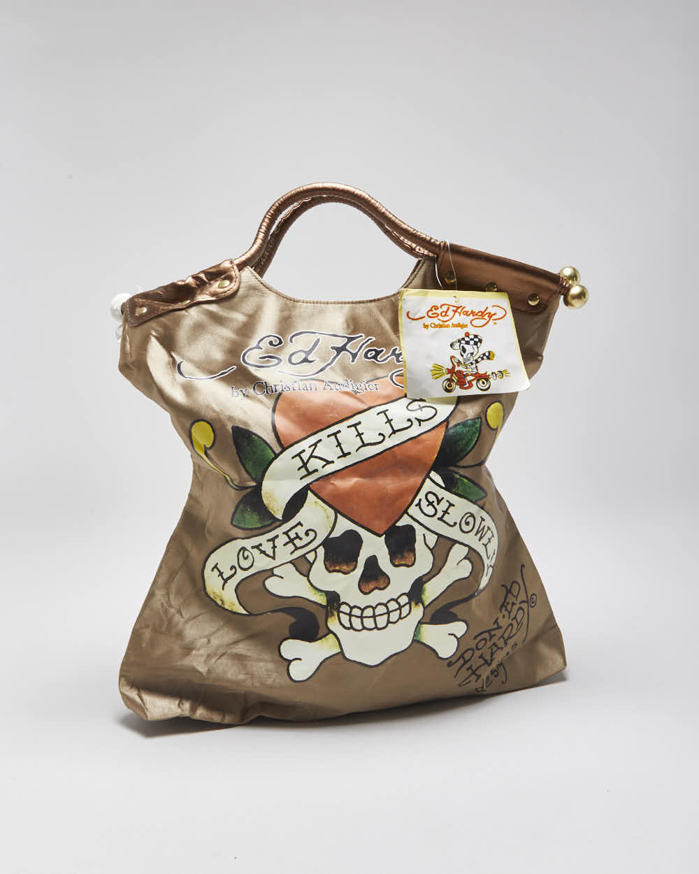 DSWT Y2k 2000s Ed Hardy by Christian Audigier Tote Handbag – Rokit