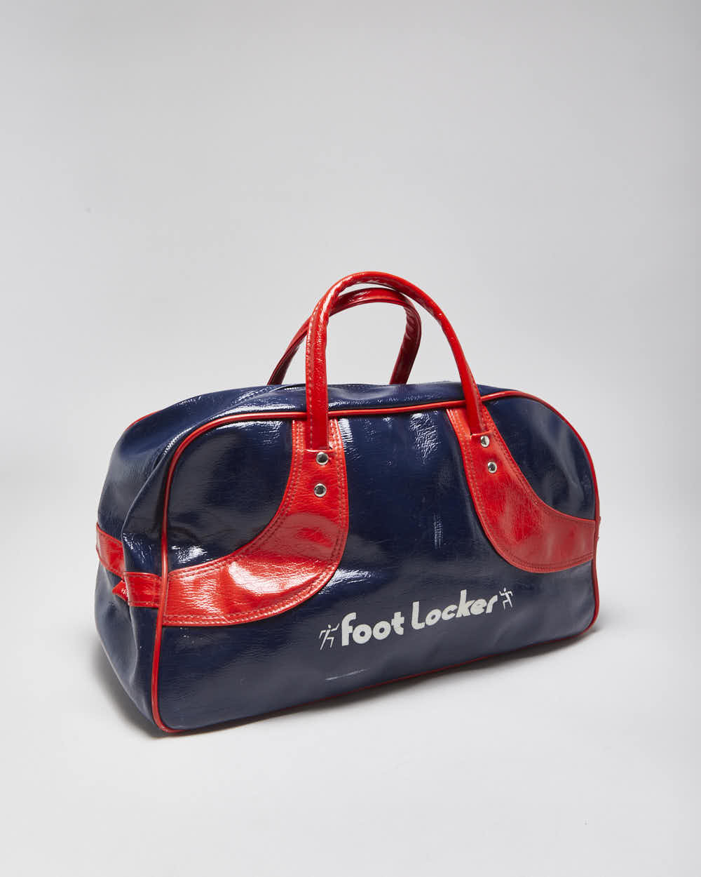 Vintage 1970s Footlocker Vinyl Duffle Bag