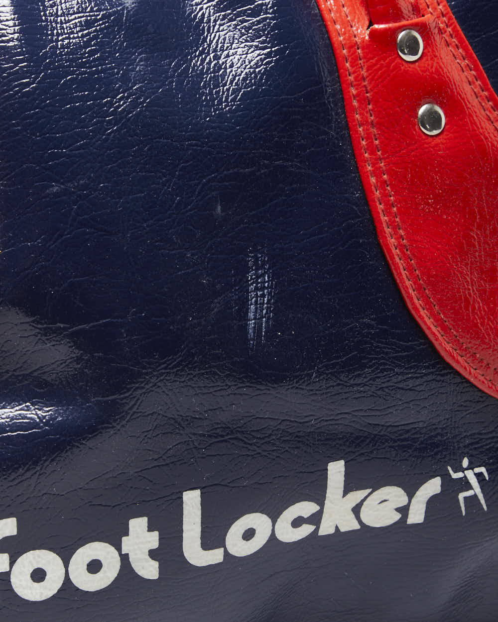 Vintage 1970s Footlocker Vinyl Duffle Bag