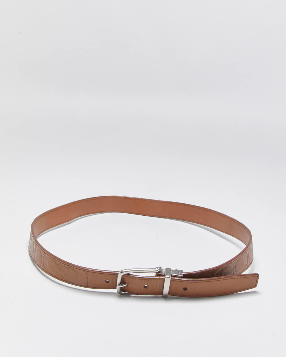 Vintage Coach Embossed Belt - W35-W39