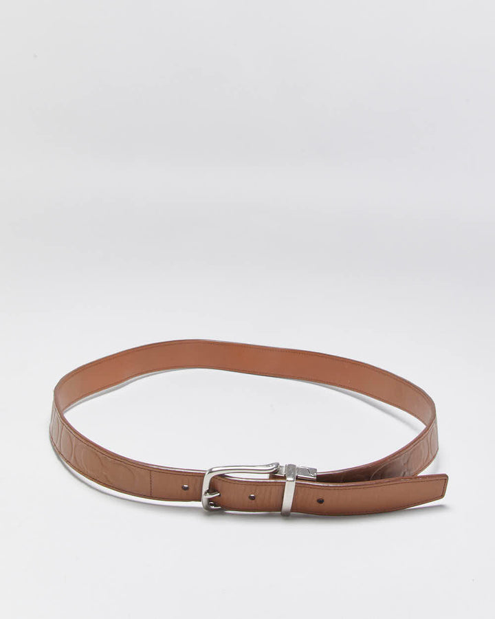 Vintage Coach Embossed Belt - W35-W39