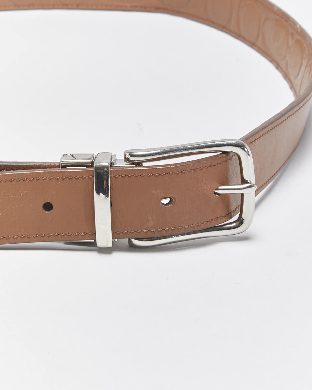 Vintage Coach Embossed Belt - W35-W39
