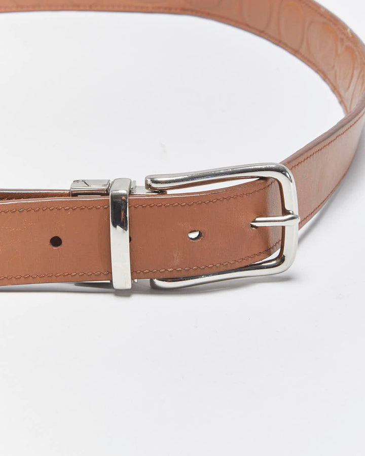 Vintage Coach Embossed Belt - W35-W39