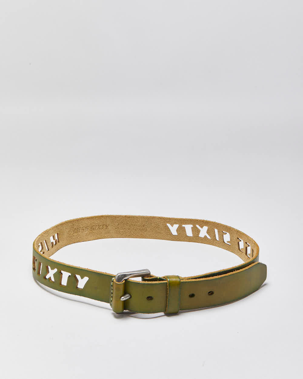 Vintage Y2k 2000s Miss Sixty Cut-out Leather Belt - W32-W36
