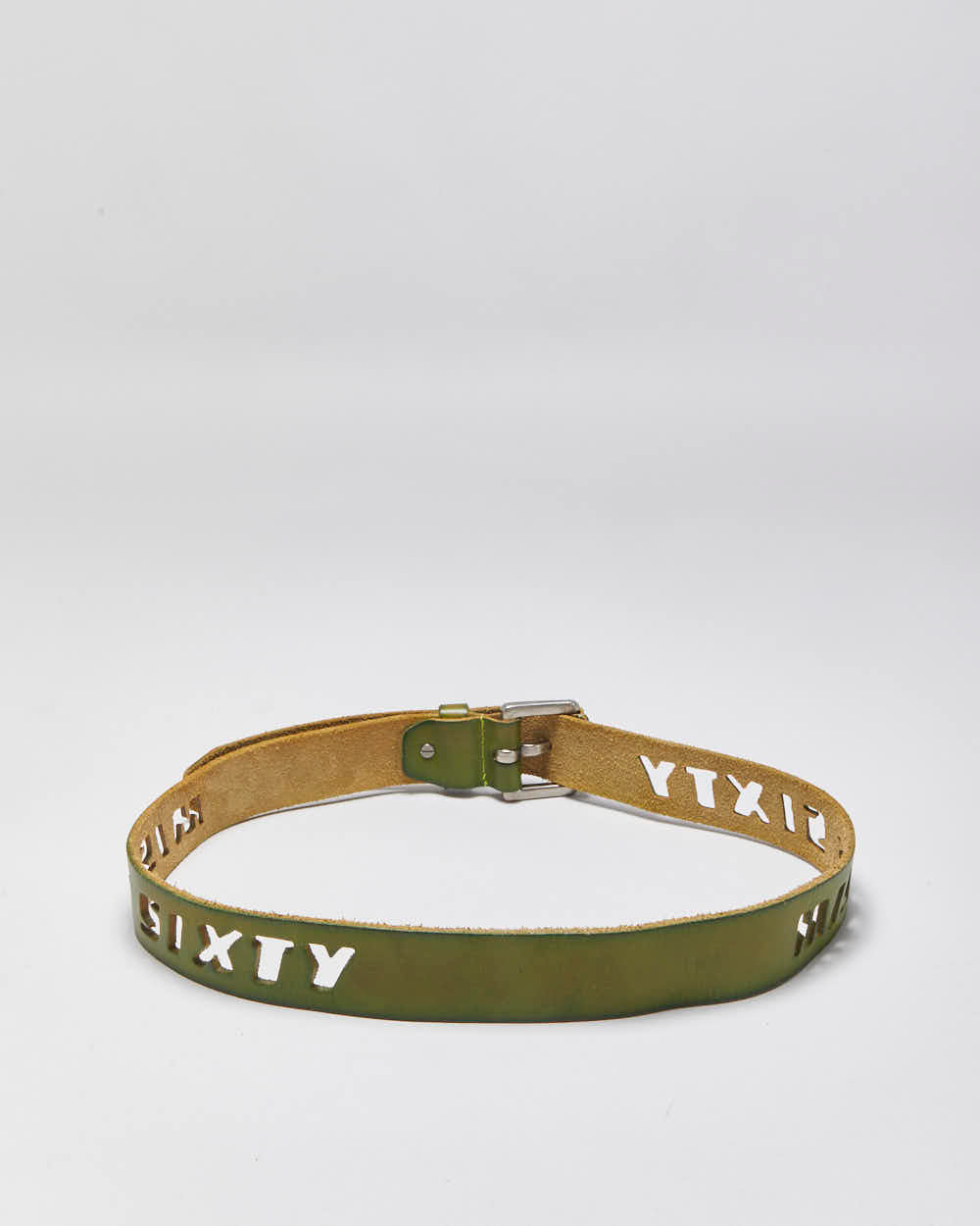 Vintage Y2k 2000s Miss Sixty Cut-out Leather Belt - W32-W36