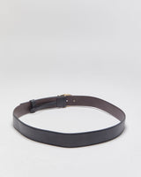 Coach Black Leather Signature C Buckle Belt - W36-W40