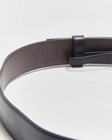 Coach Black Leather Signature C Buckle Belt - W36-W40