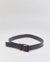 Coach Black Grey Canvas Leather Signature C Monogram Reversible Matte Buckle Belt - W36-W40