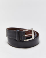Vintage Coach Handcrafted Calfskin Leather Solid Brass Belt - W34-38