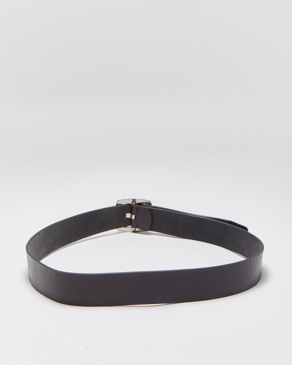 Vintage Y2K 00s Calvin Klein Jeans Grain Leather Sqaure Buckle Belt - W34-38