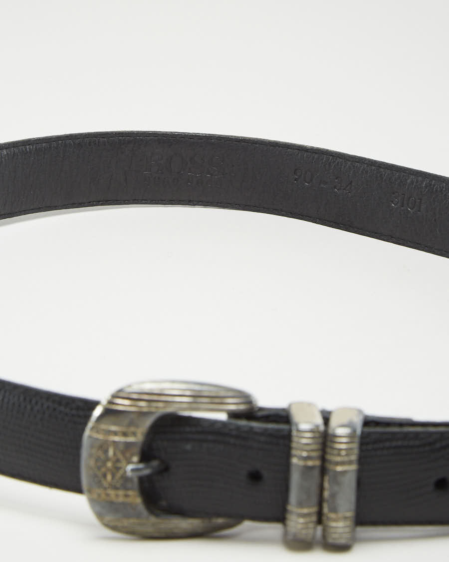 Black Hugo Boss Belt - L42 W1