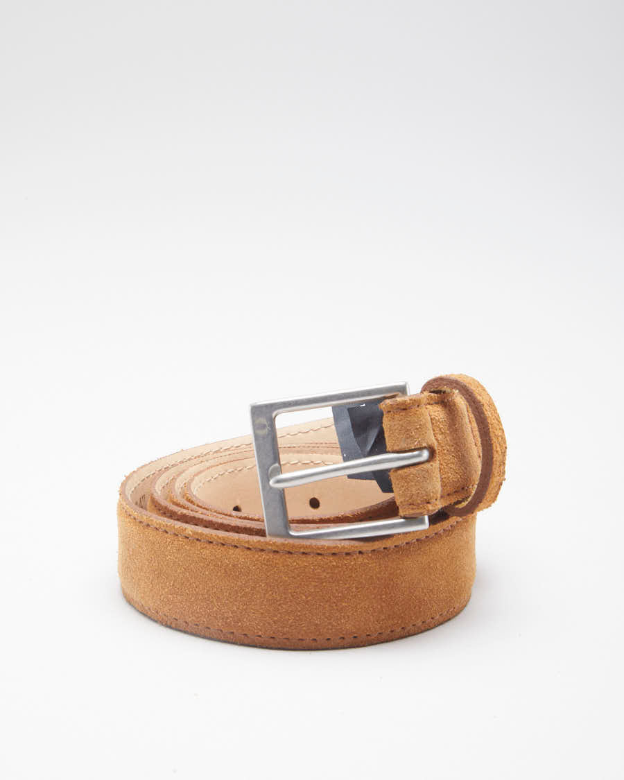 Distressed Fred Perry Leather Belt - 34