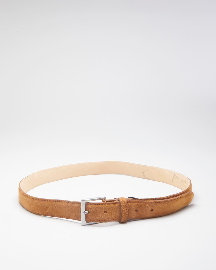 Distressed Fred Perry Leather Belt - 34