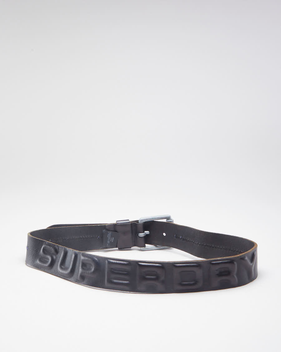 Supper Dry Supper Distressed Leather Belt - W30