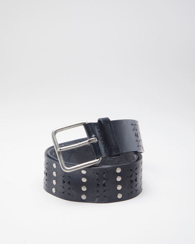 Calvin Klein Black Leather Belt - W36
