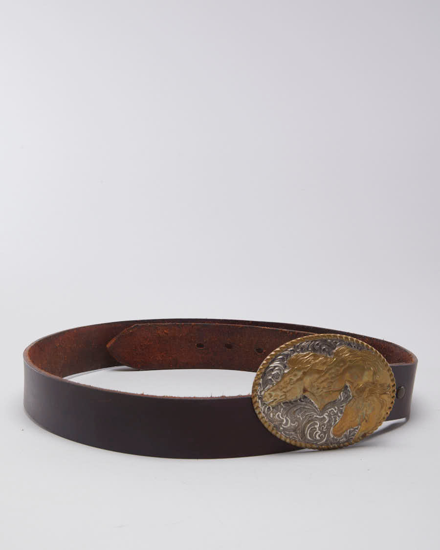 Western Horse Head Belt - W40