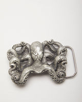 Vintage Silver Octopus Belt Buckle