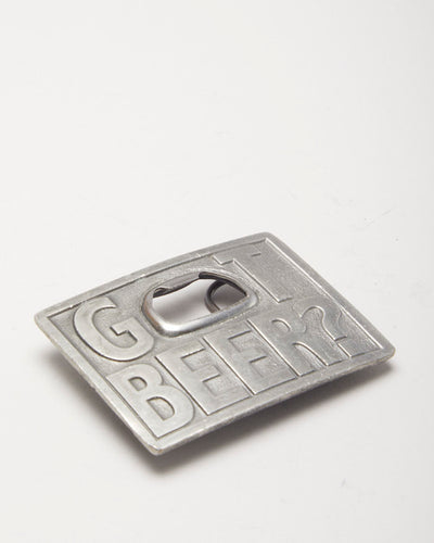 Vintage 90s Got Beer Bottle Opener Belt Buckle