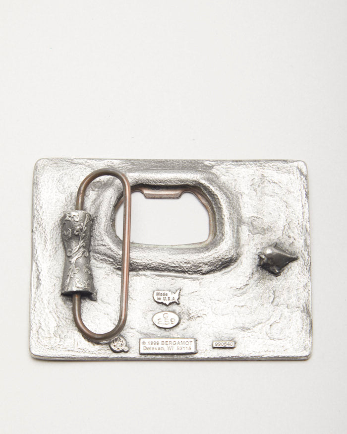 Vintage 90s Got Beer Bottle Opener Belt Buckle